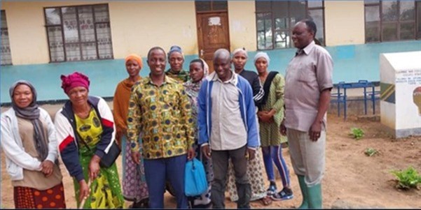 Chemba - cleaning local school