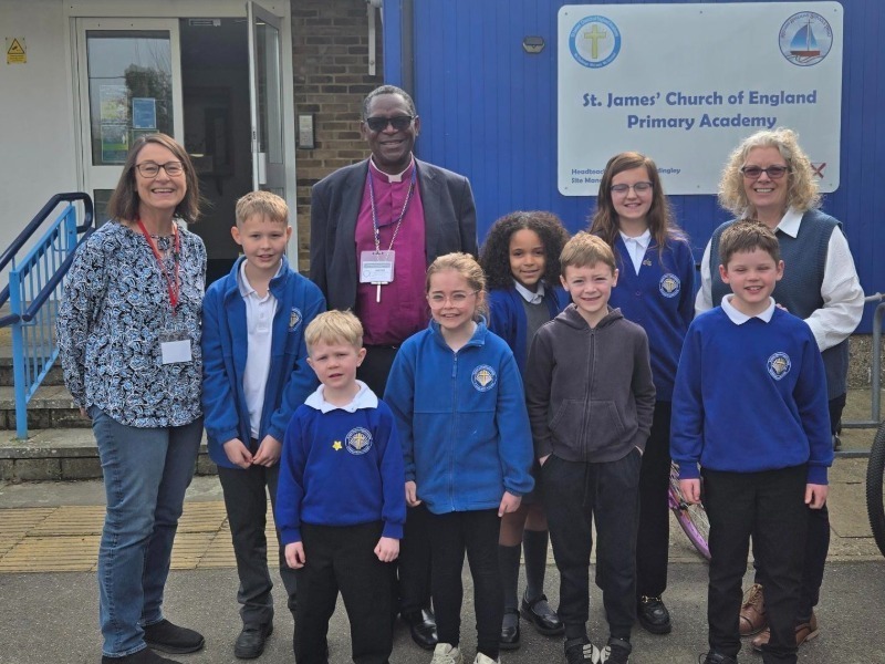 Bishop Given visit March 26