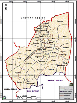 Kondoa District map 310